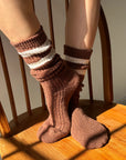 LE BON SHOPPE | COTTAGE VARSITY SOCKS - BEAR