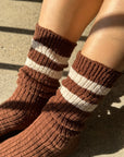 LE BON SHOPPE | COTTAGE VARSITY SOCKS - BEAR