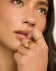 ARMS OF EVE | DAKOTA GOLD RING - SIZE 8