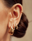 ARMS OF EVE | DELPHINE GOLD EARRINGS