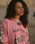 KINGA CSILLA | FADED CORAL DESERT RACER TEE