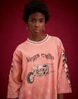 KINGA CSILLA | FADED CORAL DESERT RACER TEE