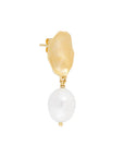 FAIRLEY | GOLDEN SEASHELL PEARL DROPS