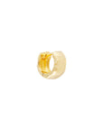 FAIRLEY | ANTIQUE GOLD CHUBBY HUGGIE
