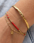 ARMS OF EVE | COBRA GOLD BRACELET - CHERRY