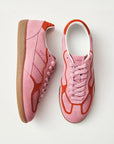 ALOHAS | RIFE SEA PINK LEATHER SNEAKERS