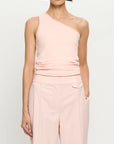 KIVARI | TALLULAH ONE SHOULDER TANK - PINK