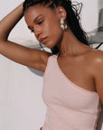 KIVARI | TALLULAH ONE SHOULDER TANK - PINK
