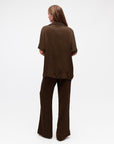 MINT | CHOCOLATE TEXTURED SHIRT