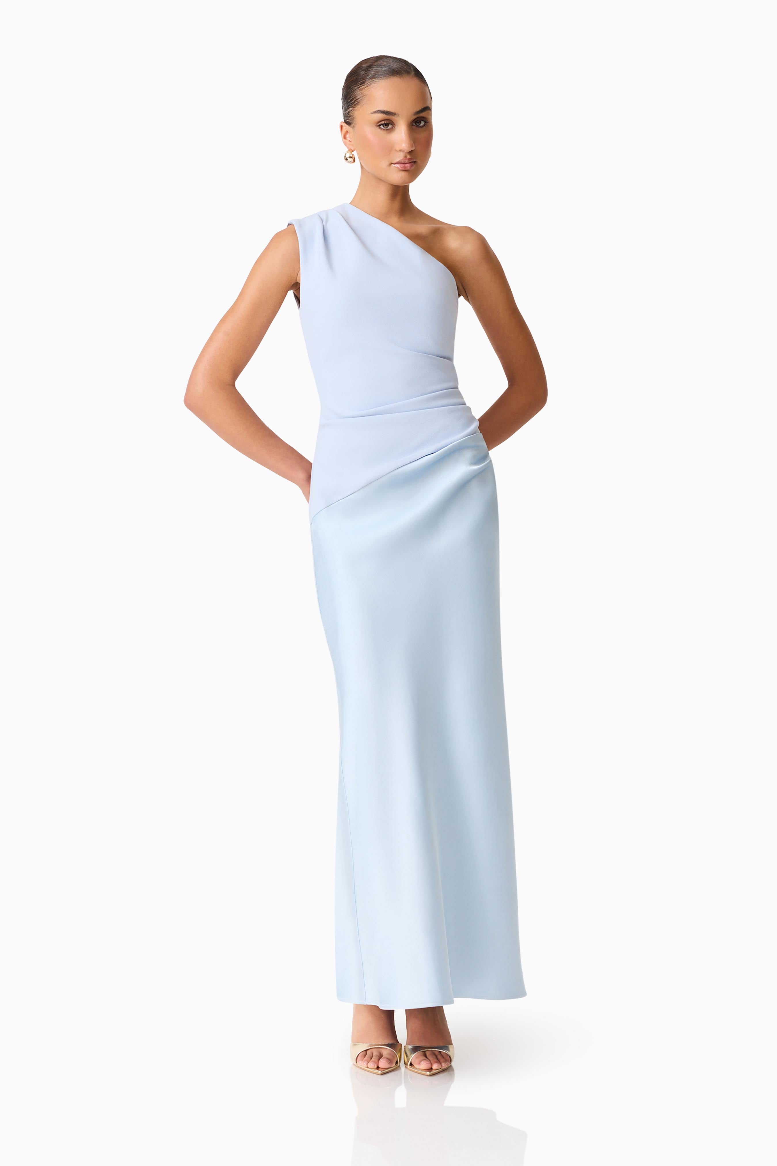 princess polly baby blue dress ELLIATT