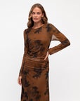 MINT | SHEER BLUR DRESS