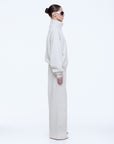 ENA PELLY | PARIS TERRY ZIP THRU SWEATER