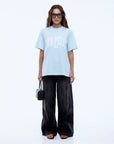 ENA PELLY | COLLEGIATE TEE - LIGHT BLUE