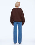 ENA PELLY | MILA OVERSIZED SWEATER - CHOCOLATE