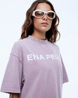 ENA PELLY | CHLOE OVERSIZED TEE - VINTAGE ROSE