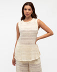 MINT | CATHERINE SLEEVELESS TOP - CREAM