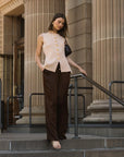 MINT | CHARLOTTE PANT - CHOCOLATE