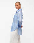 MINT | SHEER SHIRT - SKY BLUE