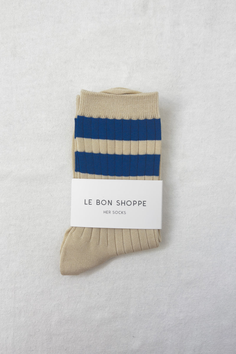 LE BON SHOPPE | HER VARSITY - AZURE
