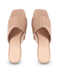 NUDE FOOTWEAR | EVELYN -MUSHROOM WEAVE