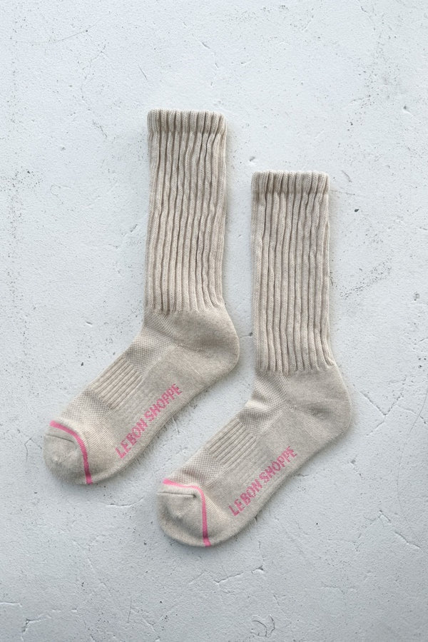 LE BON SHOPPE | BALLET SOCKS - OATMEAL