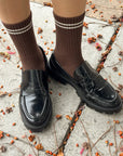LE BON SHOPPE | BOYFRIEND SOCKS - WOOD