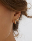 ARMS OF EVE | JETT GOLD HOOP EARRINGS