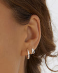 ARMS OF EVE | JETT SILVER HOOP EARRINGS