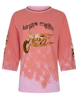 KINGA CSILLA | FADED CORAL DESERT RACER TEE