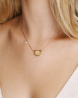 BY CHARLOTTE | LUCKY LOTUS NECKLACE - GOLD