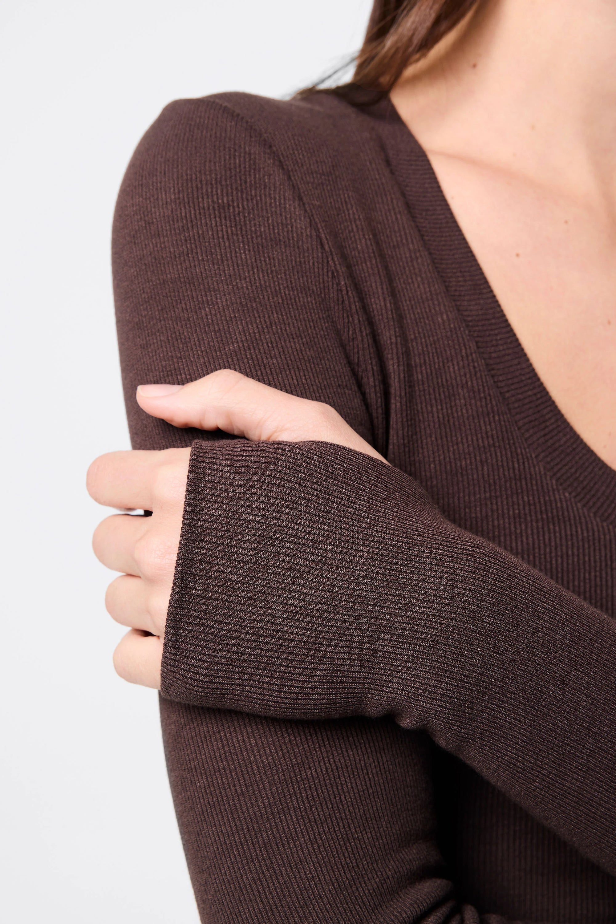 MOSSMAN | LINCOLN TOP - CHOCOLATE