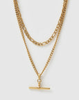 ARMS OF EVE | MARCELLA DOUBLE STACK GOLD NECKLACE