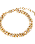 FAIRLEY | CRYSTAL CHAIN BRACELET