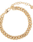 FAIRLEY | CRYSTAL CHAIN BRACELET