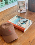 MIA CAPRI | EMBROIDERED CAP - WASHED BROWN