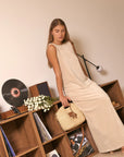 NIM | LEATHER TRIMMED RAFFIA BB
