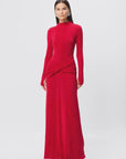 MOSSMAN | ODE MAXI DRESS - ROUGE