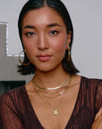 ARMS OF EVE | RILEY GOLD HOOP EARRINGS - LARGE