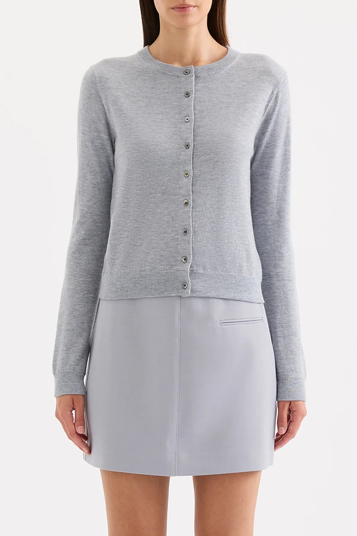 NUDE LUCY | RAE KNIT CARDIGAN - STORM