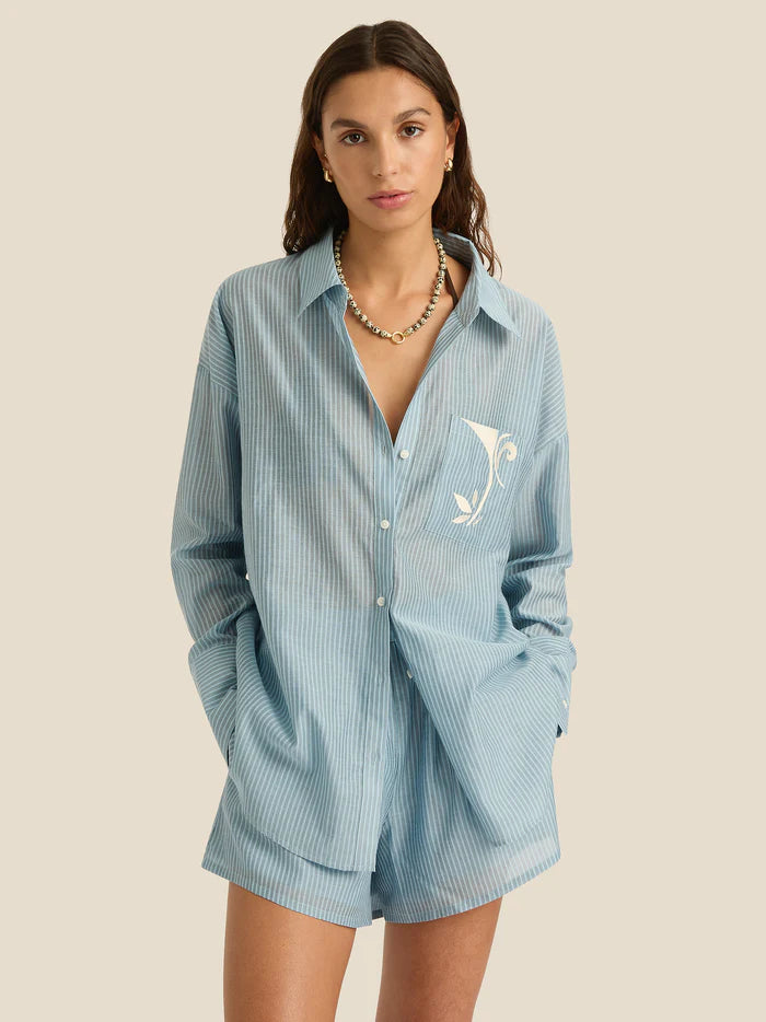 SOLEIL SOLEIL | KEATON SHIRT - RIPPLE