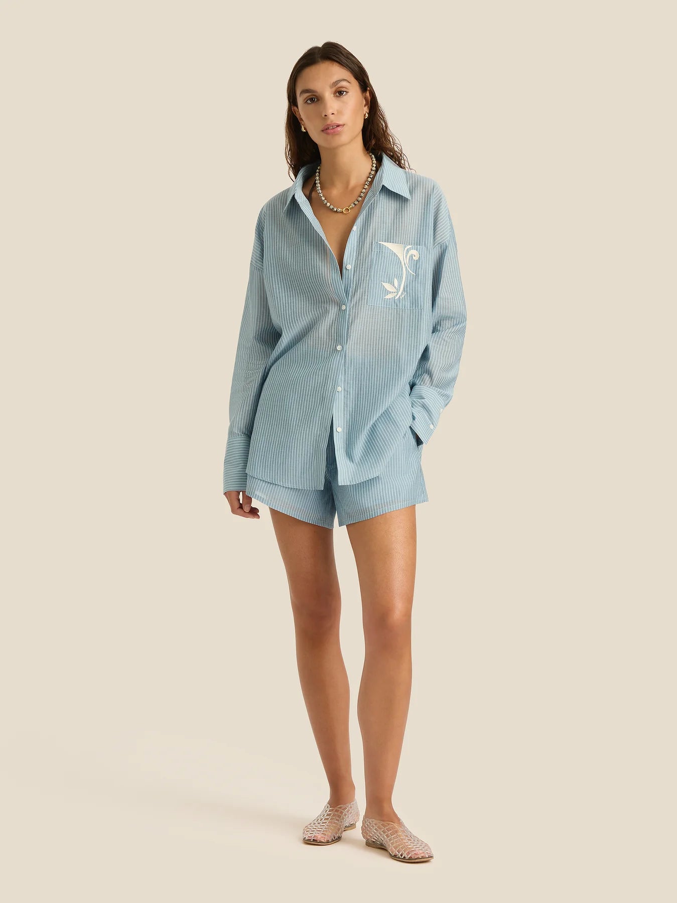 SOLEIL SOLEIL | KEATON SHIRT - RIPPLE