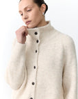 LITTLE LIES | SIDNEY BUTTON UP CARDIAGAN - OAT