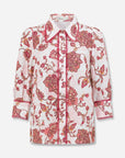ZOE KRATZMANN | SERENADE TOP - ROSE PAISLEY