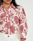 ZOE KRATZMANN | SERENADE TOP - ROSE PAISLEY