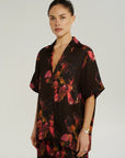 SUMMI SUMMI | BIG SHIRT - CHOCOLAT PETALS