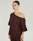 SUMMI SUMMI | KNIT TEE - CHOCOLATE