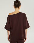 SUMMI SUMMI | KNIT TEE - CHOCOLATE