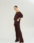SUMMI SUMMI | LOUNGE PANT - CHOCOLATE