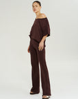SUMMI SUMMI | LOUNGE PANT - CHOCOLATE