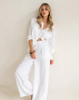 HUT | WHITE TWO POCKET SHIRT